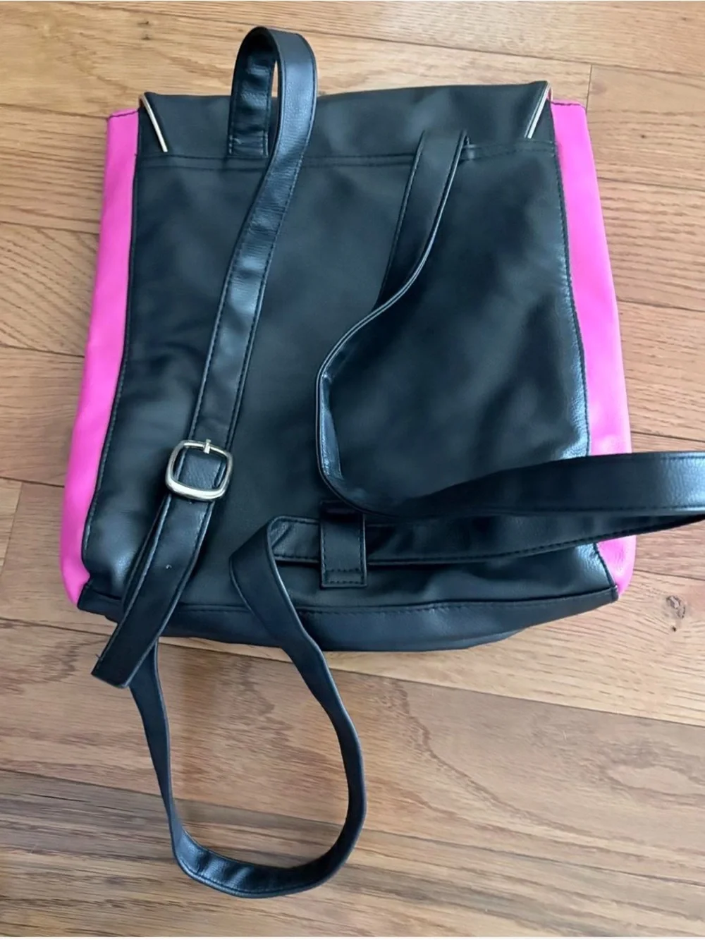 Juicy Couture Black with Hot Pink Trim Backpack